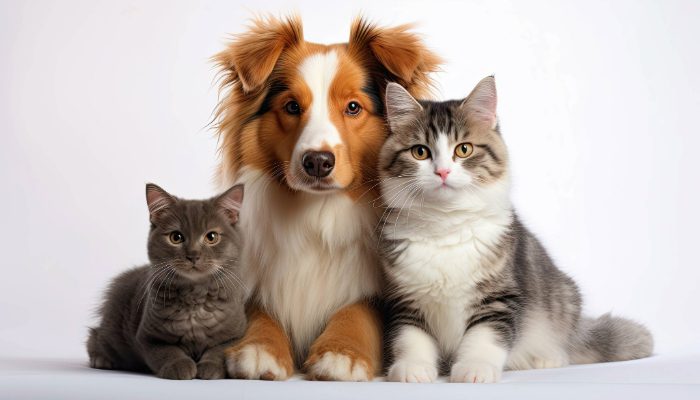 Dog With Cats (1)